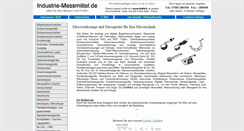Desktop Screenshot of industrie-messmittel.de